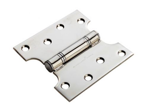Click Here To Enlarge This Photo Of H2N1424BSS - Carlisle Brass Eurospec 102mm x 102mm x 3mm Parliament Hinges c/w Screws Polished Stainless Steel