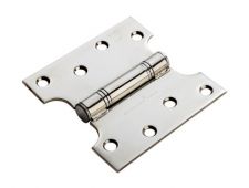 H2N1424BSS - Carlisle Brass Eurospec 102mm x 102mm x 3mm Parliament Hinges c/w Screws Polished Stainless Steel
