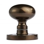 M35DB - Carlisle Brass Manital Victorian Mushroom Mortice Knob Set Dark Bronze