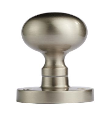 Click Here To Enlarge This Photo Of M35SN - Carlisle Brass Manital Victorian Mushroom Mortice Knob Set Satin Nickel