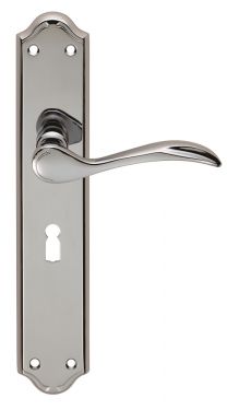 Click Here To Enlarge This Photo Of DL290CP - Carlisle Brass 'Madrid' Lever Lock Furniture Polished Chrome
