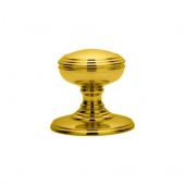 DK35C - Carlisle Brass Delamain Plain Mortice Knobs (Concealed Fix) Polished Brass