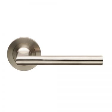 Click Here To Enlarge This Photo Of SWL1120SSS - Carlisle Brass Eurospec 'Soho' Designer Lever on Round Rose (G304) Satin Stainless Steel