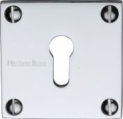 BAU1556-PC Heritage Brass Keyhole Escutcheon Polished Chrome Finish