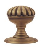 DK36CFB - Carlisle Brass Delamain Flower Knob (Concealed Fix) Florentine Bronze