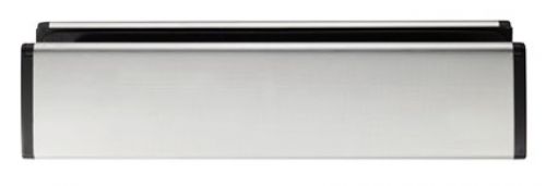 Click Here To Enlarge This Photo Of SWE1050BSS - Carlisle Brass Eurospec Sleeved Letter Plate Bright Stainless Steel - Size: 300x70mm - c/c: 272mm - Aperture: 260x47mm