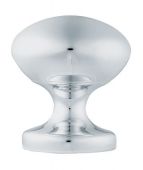 M220CP - Carlisle Brass Easy Centre Door Knob 57mm Rose Polished Chrome