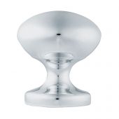 M220SC - Carlisle Brass Easy Centre Door Knob 57mm Rose Satin Chrome
