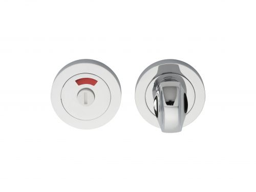 Click Here To Enlarge This Photo Of AQ11CP - Carlisle Brass Manital Turn & Release with Indicator (Concealed Fix) Polished Chrome