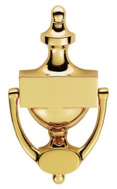 Click Here To Enlarge This Photo Of M38BPVD - Carlisle Brass Victorian Urn Door Knocker 202mm PVD Stainless Brass
