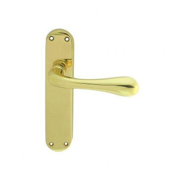 Click Here To Enlarge This Photo Of EL22 - Carlisle Brass Manital 'Astro' Latch Lever Handles Polished Brass