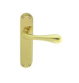 EL22 - Carlisle Brass Manital 'Astro' Latch Lever Handles Polished Brass