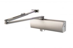 CDG025/SV - Carlisle Brass Eurospec EN.2-5 (CE & Certifire) Overhead Door Closer c/w Back Check & Fig 6 Bracket EN1154 - Silver
