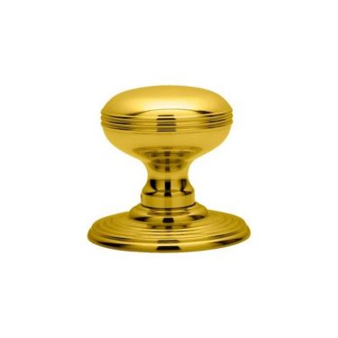 Click Here To Enlarge This Photo Of DK39C - Carlisle Brass Delamain Ringed Mortice Knobs (Concealed Fix) Polished Brass