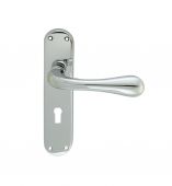 EL21CP - Carlisle Brass Manital 'Astro' Lock Lever Handles Polished Chrome
