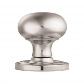 M35CCP - Carlisle Brass Manital Victorian Mushroom Mortice Knob Set (Concealed Fix) Polished Chrome