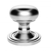M35CSC - Carlisle Brass Manital Victorian Mushroom Mortice Knob Set (Concealed Fix) Satin Chrome
