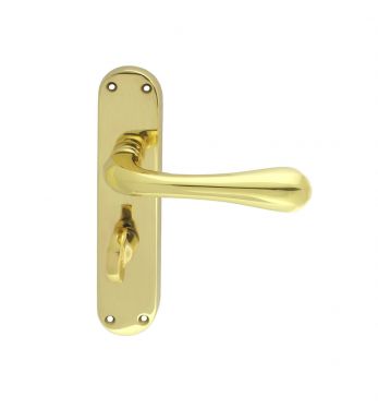 Click Here To Enlarge This Photo Of EL23 - Carlisle Brass Manital 'Astro' Bathroom Lever Handles Polished Brass