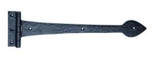 LF5515B - Carlisle Brass Ludlow Foundries Tee Hinges 430mm Black Antique