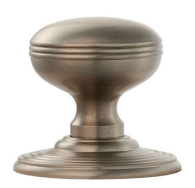 Click Here To Enlarge This Photo Of DK39CSN - Carlisle Brass Delamain Ringed Mushroom Mortice Knob Satin Nickel