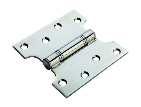 Click Here To Enlarge This Photo Of H2N1446SSS - Carlisle Brass Eurospec 102mm x 152 x 3.5mm Parliament Hinges c/w Screws Satin Stainless Steel