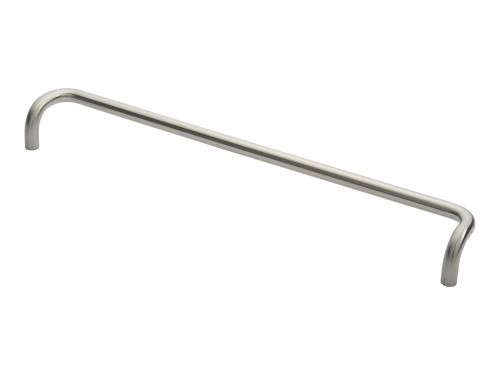 Click Here To Enlarge This Photo Of PAC1600SSS - Carlisle Brass Eurospec 600mm x 19mm Cranked Pull Handle (G316) Satin Stainless Steel