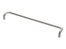 PAC1600SSS - Carlisle Brass Eurospec 600mm x 19mm Cranked Pull Handle (G316) Satin Stainless Steel