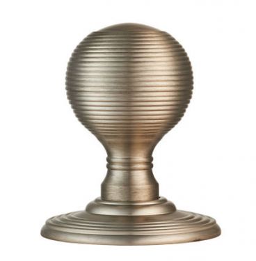 Click Here To Enlarge This Photo Of DK37CSN - Carlisle Brass Delamain Reeded Mortice Knobs (Concealed Fix) Satin Nickel