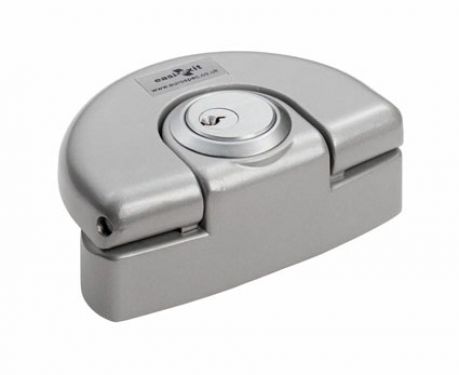 Click Here To Enlarge This Photo Of XIA5003SV - Carlisle Brass Eurospec External Locking Attachment Complete with Cylinder - Silver