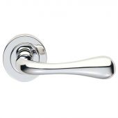 AQ1CP - Carlisle Brass Manital 'Astro' Lever on Round Rose Polished Chrome