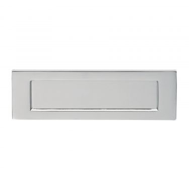 Click Here To Enlarge This Photo Of M36ECP - Carlisle Brass Victorian Letter Plate (Polished Chrome) Size: 358x113mm - c/c: 325mm - Aperture: 283x63mm