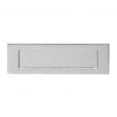 M36ECP - Carlisle Brass Victorian Letter Plate (Polished Chrome) Size: 358x113mm - c/c: 325mm - Aperture: 283x63mm