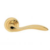 GI5 - Carlisle Brass Manital 'Giava' Lever on Round Rose Polished Brass