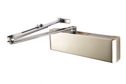 CDG025/PNP - Carlisle Brass Eurospec EN.2-5 (CE & Certifire) Overhead Door Closer c/w Back Check & Fig 6 Bracket EN1154 - Polished Nickel
