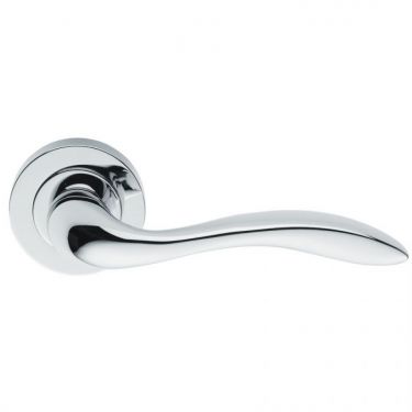 Click Here To Enlarge This Photo Of GI5CP - Carlisle Brass Manital 'Giava' Lever on Round Rose Polished Chrome