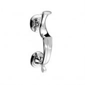 M45CP - Carlisle Brass Doctors Door Knocker 186 x 34mm Polished Chrome