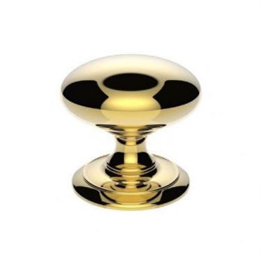 Click Here To Enlarge This Photo Of AC055 - Carlisle Brass Centre Door Knob 100mm Polished Brass