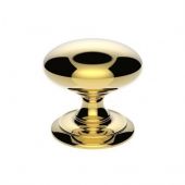 AC055 - Carlisle Brass Centre Door Knob 100mm Polished Brass