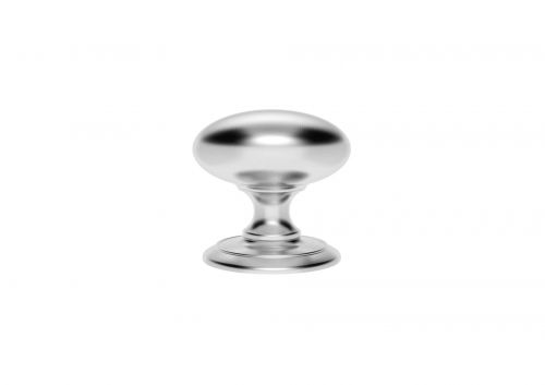 Click Here To Enlarge This Photo Of AC055SC - Carlisle Brass Centre Door Knob 100mm Satin Chrome