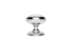 AC055SC - Carlisle Brass Centre Door Knob 100mm Satin Chrome
