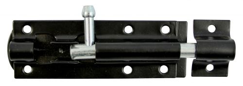 Click Here To Enlarge This Photo Of TIMCO TBS4BP - Straight Tower Bolt Black 4"