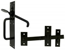 TIMCO SLMBP - Medium Suffolk Latch Black 205 x 45mm