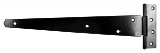 TIMCO MTH14B - Medium Tee Hinge (Sold in pairs) Black 14"