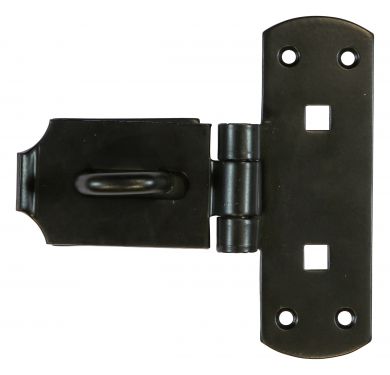 Click Here To Enlarge This Photo Of TIMCO VHS6BP - Heavy Vertical Hasp-Staple Black 6"