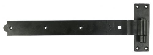 Click Here To Enlarge This Photo Of TIMCO HBC600B - Cranked Band Hook Plate Black 600mm (Sold in Pairs)