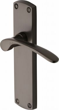 Click Here To Enlarge This Photo Of DIP7810-MB Heritage Brass Door Handle Lever Latch Diplomat Design Matt Bronze Finish
