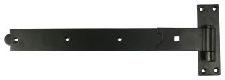 TIMCO HBS750B - Straight Band Hook Plate Black 750mm (Sold in Pairs)