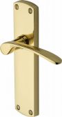 DIP7810-PB Heritage Brass Door Handle Lever Latch Diplomat Design Polished Brass Finish