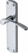 DIP7810-PC Heritage Brass Door Handle Lever Latch Diplomat Design Polished Chrome Finish
