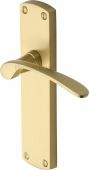 DIP7810-SB Heritage Brass Door Handle Lever Latch Diplomat Design Satin Brass Finish
